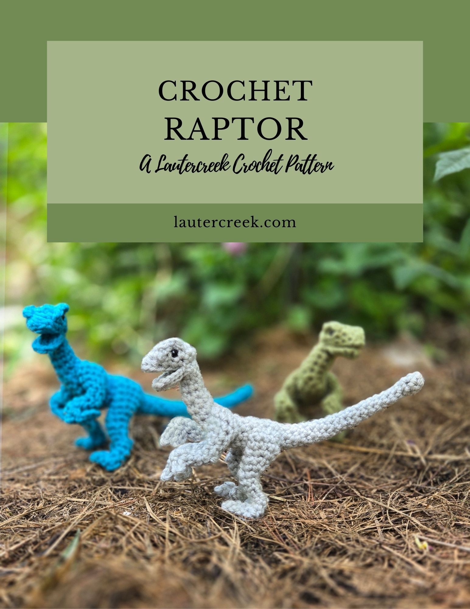 Two crochet pumpkins with bobbles among fall leaves.